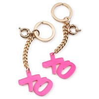 Celebrate Shop 2-Pk. Xo Keychains, – Pink