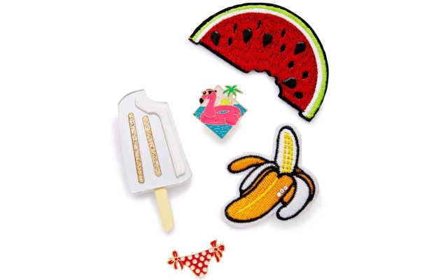 Celebrate Shop 4-Pc. Pool Side Pin Set Banana