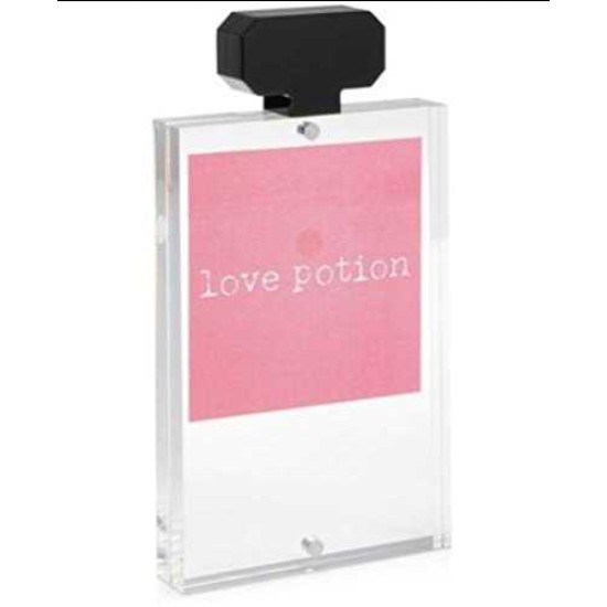  4 x 6 Acrylic Perfume Magnetic Frame Clear/Black