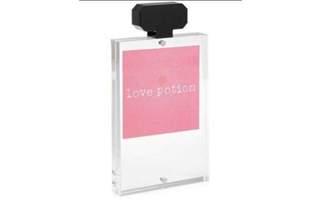 Celebrate Shop 4 x 6 Acrylic Perfume Magnetic Frame Clear/Black