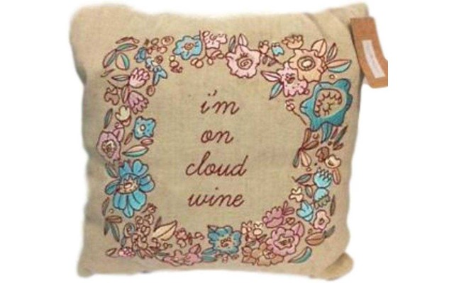  Decorative Wine Pillow (Beige)
