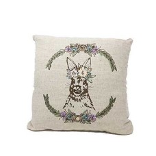 Celebrate Shop Forest Creature Decorative Throw Pillow Fox & Rabbit (Rabbit)