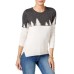  Holiday Arcade Women’s Colorblock Christmas Cotton Sweater (Small, Charcoal Heather Gray)