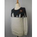  Holiday Arcade Women’s Colorblock Christmas Cotton Sweater (Small, Charcoal Heather Gray)