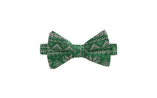  Men’s Christma Snowflake And Reindeer Pre-Tied Bow Ties