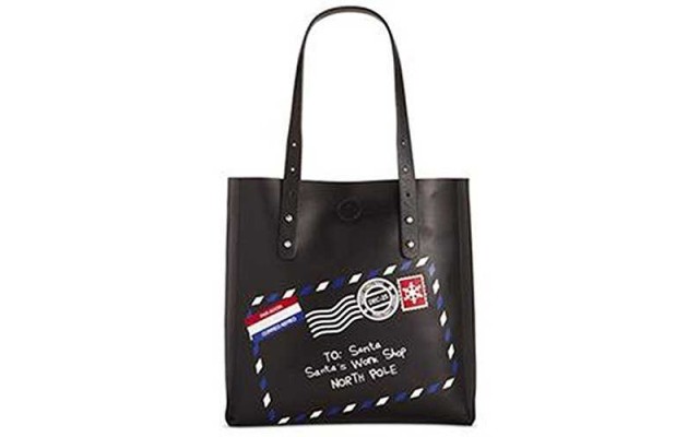  Postcard ‘Santa’s Work Shop’ Handbag Tote Multi ONE SIZE