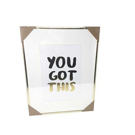 Celebrate Shop ‘You Got This’ Inspirational Framed Print Gold 18×14