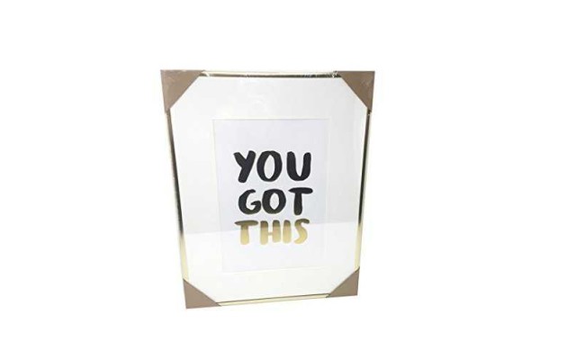 Celebrate Shop 'You Got This' Inspirational Framed Print Gold 18×14