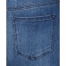  Trendy Varsity-Stripe Skinny Jeans (Dark Blue, 20W Plus)