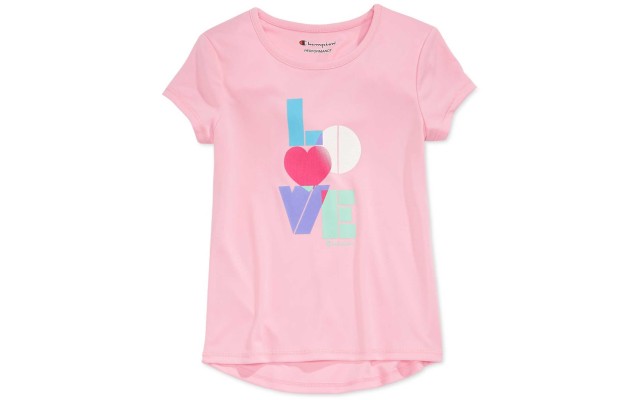  Girls Toddler & Little Love Glitter Graphic-Print T-Shirts