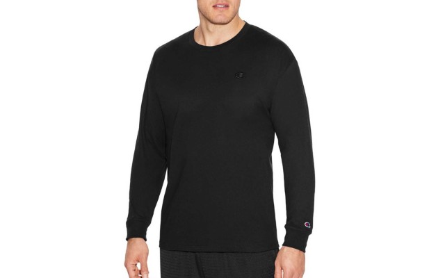  Jersey Long Sleeve Crew Neck T-Shirt