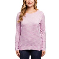Champion Ladies Long Sleeve Tee (Purple Peacock, L)