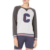 Champion Women’s Heritage Fleece Crew Sweatshirt (Oxford Grey Heather/Granite Heather, 2XL)