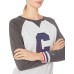  Women’s Heritage Fleece Crew Sweatshirt (Oxford Grey Heather/Granite Heather, 2XL)