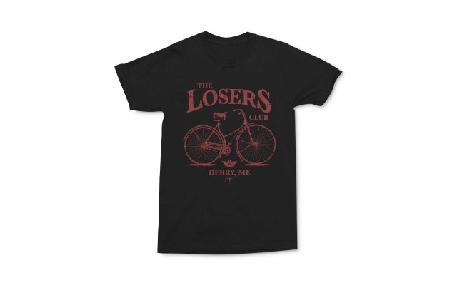  Losers Club Bike Men’s T-Shirt (Black, 2XL)