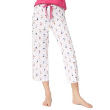 Charter Club Cotton Cocktails Printed Pajama Pants (Natural/3XL)