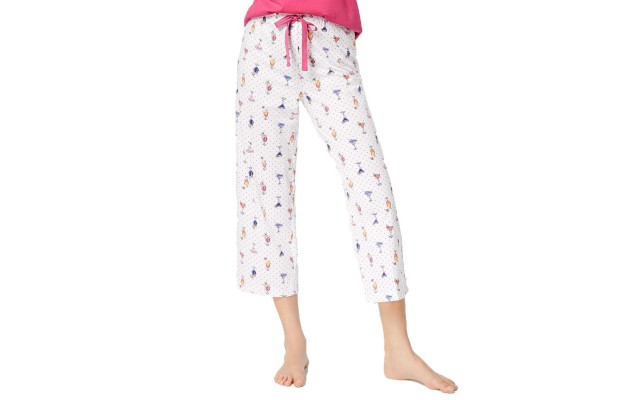  Cotton Cocktails Printed Pajama Pants (Natural/3XL)