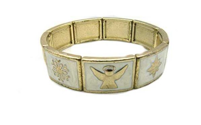 Charter Club Gold-Tone Winter Stretch Bracelet