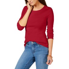 Charter Club Pima Cotton Long-Sleeve Top