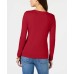  Pima Cotton Long-Sleeve Top
