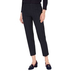 Charter Club Plaid Slim-Leg Ankle Pants (Navy Plaid Combo, 4)