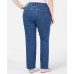 Plus Size Dot-Print Tummy-Control Fashion Jeans