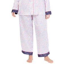 Charter Club Printed Mini Floral Pajama Pants (Natural/3XL)
