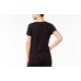  Scroll-print Pajama Set,Missing Pants (Black Duo Dot, L)