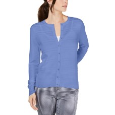 Charter Club Textured Cardigan (Blue)