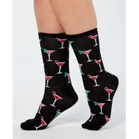Charter Club Women’s Beverage Socks (Black, 9-11)