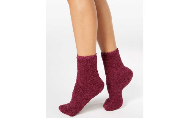  Women’s Lace-Trim Supersoft Socks