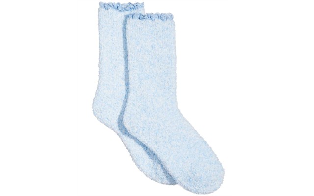  Women’s Lace-Trim Supersoft Socks