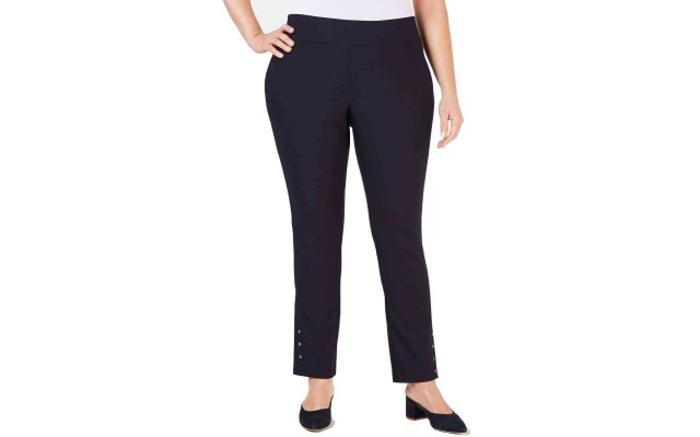  Women's Plus Size Slim-Leg Pants