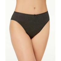 Charter Club Women's Pretty Cotton Hi Cut Bikini Panty