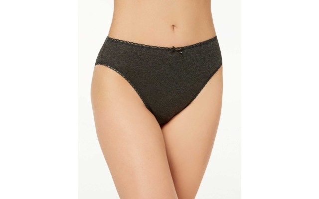  Women's Pretty Cotton Hi Cut Bikini Panty