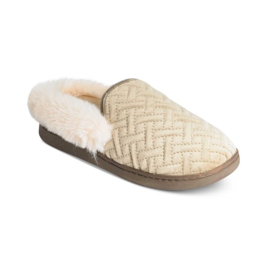  Women's Quilted Clog Slippers