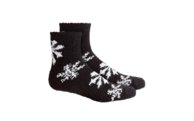  Women’s Snowflake Super Soft Butter Crew Socks