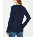  Women's V-Neck Cuffed-Sleeve Sweaters
