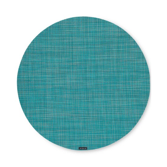  Basketweave Woven Vinyl Round Placemats