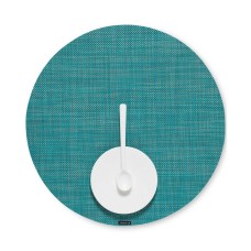 Chilewich Basketweave Woven Vinyl Round Placemats