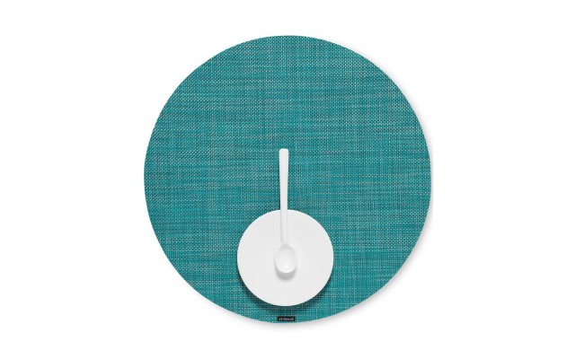  Basketweave Woven Vinyl Round Placemats