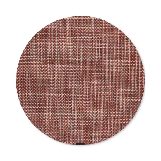  Basketweave Woven Vinyl Round Placemats