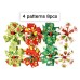  8pcs Christmas Ribbon Hair Clip,3Inch Bow Hair Pin for Baby Girls, Christmas, Birthday, Preschool Gift for Toddler Girls, Preschoolers, Kindergarten Girls
