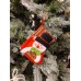 , Set of 4, 3D Christmas Theme Stockings Gift & Candy Bag & Tableware Holder Ornament Animated Santa Reindeer Snowman Dog