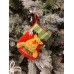 , Set of 4, 3D Christmas Theme Stockings Gift & Candy Bag & Tableware Holder Ornament Animated Santa Reindeer Snowman Dog