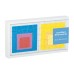  Wooden Josef Albers Puzzle Set 6 X 25 Pieces