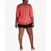 Trendy Plus Size Grace Embroidered Off-The-Shoulder Top (Medıum Red, 20W Plus)