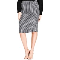 City Chic Trendy Women's Plus Size Printed Pencil Skirts