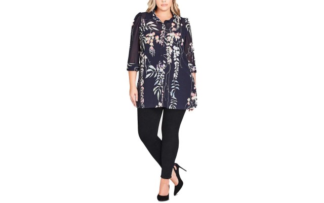  Women's Trendy Floral Tunic
