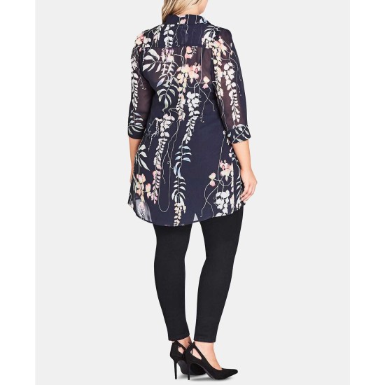  Women's Trendy Floral Tunic